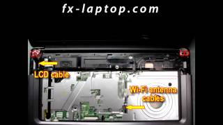 Disassembly Compaq Presario F700  replacement clean take apart keyboard screen battery [upl. by Hteb]