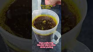 Black electroless nickel plating process [upl. by Montgomery]