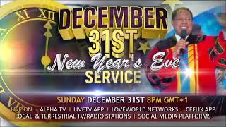 Its the GLOBAL NEW YEARS EVE SERVICE WITH PASTOR CHRIS DECEMBER 31st NIGHT SERVICE [upl. by Brightman]