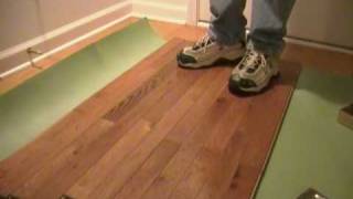 Hardwood flooring with clips [upl. by Gwenn842]