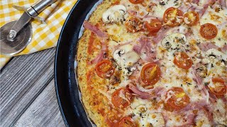 MASA PIZZA DE COLIFLOR  SORPRENDENTE Y DELICIOSA CON MAMBO [upl. by Nnayelsel225]