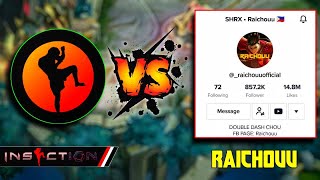 iNSECTiON VS RAICHOUU  Chou Gods in tiktok  NOT SCRIPTED [upl. by Eirrahs368]