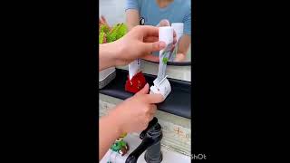 Automatic Toothpaste Dispenserhomegadgets ytshorts shortsfeed shorts [upl. by Zollie51]