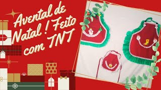 DIY  Como fazer um lindo avental de Natal [upl. by Mae]