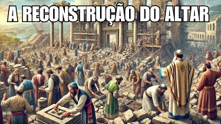 A Reconstrução do altar  Esdras 317  Histórias Bíblicas com Oração  160 [upl. by Ydollem]