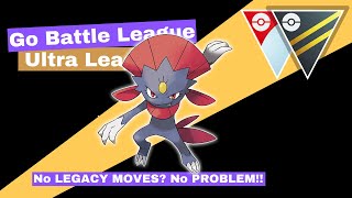 GBL Ultra Premier  Weavile unleashes an AVALANCHE of hurt for a 50 with NO LEGACY MOVES [upl. by Shatzer]