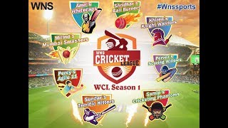 WNS CRICKET LEAGUE 2019 [upl. by Hamish]