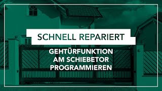 Gehtürfunktion einprogrammieren  GUARDI Schnell repariert [upl. by Blaseio]