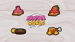 Avatar World ALL FOOD Recipes  Pazu  avatar world [upl. by Sabir]