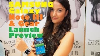 Samsung Galaxy Note 3 amp Gear Launch Preview  57quot QuadCore Phablet amp Connected Watch For P37k14k [upl. by Macomber]