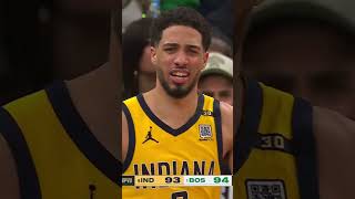 Tyrese Haliburton Banks in Three to Beat Third Quarter Buzzer at Celtics  Indiana Pacers [upl. by Koh]