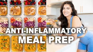 EASY 5 DAY ANTIINFLAMMATORY MEAL PREP PLAN  AntiInflammatory Diet Recipes [upl. by Elay]