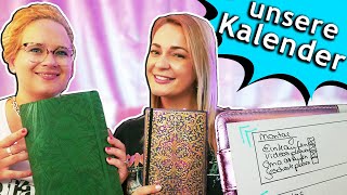 Wir zeigen euch unsere Kalender Back to School  Planer Haul amp Bullet Journal Ideen [upl. by Ahter171]