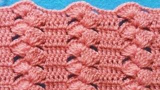 Tejido a Crochet Tutorial Muestra 24 Fácil y Rápido de Tejer recomendado para Principiantes [upl. by Bierman985]