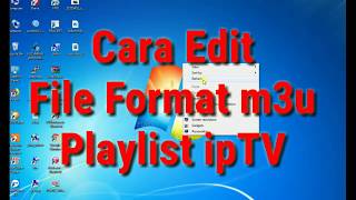 Cara Edit File m3u playlist [upl. by Oker]