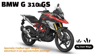 BMW G 310 GS 2024  NEW BMW G 310 GS Updated BMW motorcycle motorcycling offroading offroad [upl. by Hock]