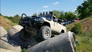 4Runners Offroading on Cement Pipes at BVORR [upl. by Aiekan]