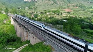 TRAINSPOTTNIG VOL 5230 Trenes Renfe desde un Drone UHD 4K [upl. by Newcomb401]