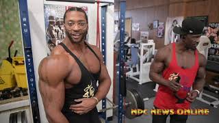 Road To The Olympia Back and Abs Training With Raymont Edmonds and George Brown [upl. by Nihs541]