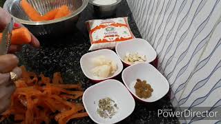 Carrot Halwa  Easy and Simple recipe  How to prepare carrot halwa in Telugu [upl. by Anyek]