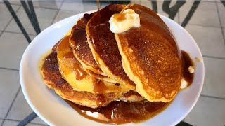 Southern Cornbread Cakes  Hoecakes with honey butter syrup [upl. by Millan]