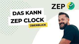 Arbeitszeiterfassung mit ZEP Clock  diese Funktionen gibt es [upl. by Hanako]