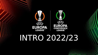 UEFA Europa League amp Europa Conference League Intro 202223 [upl. by Tterrab748]