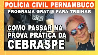 CESPE CEBRASPE PROVA PRÁTICA DE DIGITAÇÃO POLÍCIA CIVIL PERNAMBUCO COMO PASSAR NA DIGITAÇÃO PCPE [upl. by Zarger]