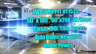 LVD Strippit VT1525 CNC Turret [upl. by Resarf]