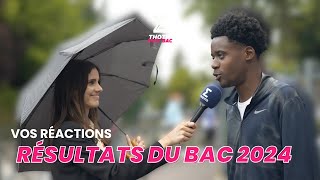 Résultats du bac 2024  vos réactions [upl. by Tinor]