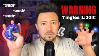 Fast ASMR WARNING Intense Tingles at 130 [upl. by Quillan]