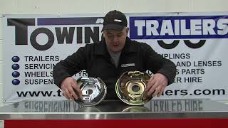 How to identify a Knott or Alko trailer  caravan brake [upl. by Erlinna]