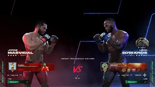 EA SPORTS UFC 5 Edwards vs Masvidal [upl. by Nykal273]