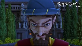 Superbook  Esther  For Such a Time as This Official Clip  Haman’s Evil Plot against the Jews [upl. by Dorwin541]