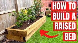 How to Build a Raised Bed in your Garden  Simple DIY [upl. by Cutlerr]