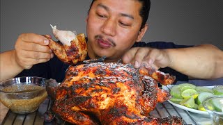 Aaja singai kukhura ko Roast  Whole chicken roast Mukbang [upl. by Atims]