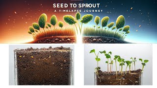 Radish Seed Germination TimeLapse From Seedling to Sprout in Stunning Detail [upl. by Massarelli]