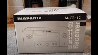 Unboxing and demo of Marantz MCR412 [upl. by Ayek458]