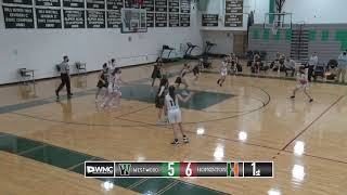 Westwood Girls Basketball v Hopkinton 11221 [upl. by Fidelity53]