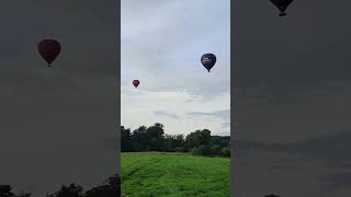 Hot air balloons over the Tissington trail [upl. by Shimberg]