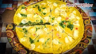 How to Make Spinach Frittata No Oven Super Easy and Delicious Keto Recipe [upl. by Quickman299]