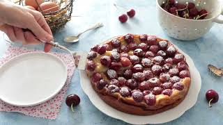 Clafoutis aux cerises de mamie recette facile et délicieuse [upl. by Ayerf274]