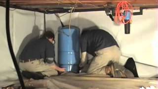 How to install a Crawl Space Vapor Barrier [upl. by Anerom]