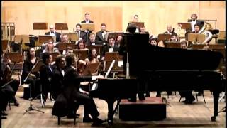 André Jolivet Piano concerto III Allegro frenètico [upl. by Ilahtan]