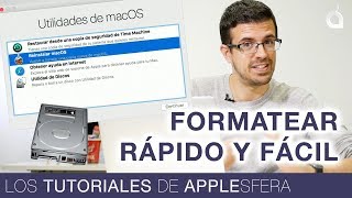 CÓMO FORMATEAR UN MAC BIEN RÁPIDO Y FÁCIL  Los Tutoriales de Applesfera [upl. by Trisa982]