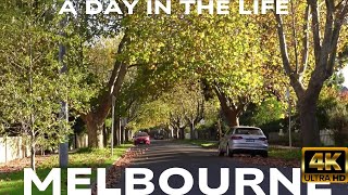 ⁴ᴷ A Day In The Life  Melbourne Autumn 2021  See All The Views Today Oh Boy  Walk With Us [upl. by Rothberg]