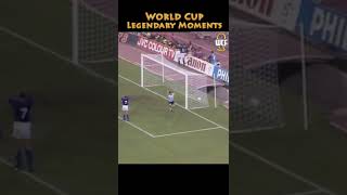 Claudio Caniggia kills the record from Zenga Argentina vs Italy World Cup 1990  Shorts [upl. by Fulbright]