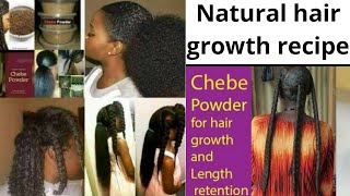 GHEE BUTTER  MAISHANU  CHEBE POWDER  NATURAL HAIR GROWTH RECIPE  DIY DEEP CONDITIONER [upl. by Merwin]