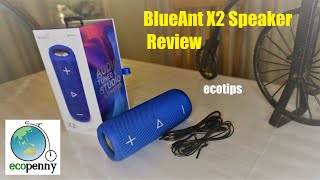 BlueAnt X2 Speaker Review [upl. by Ainattirb34]