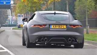 Jaguar F Type R V8 with Larini Exhaust  LOUD 💥 POPS amp BANGS 💥 [upl. by Alam]